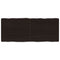 vidaXL Table Top Dark Brown 120x50x(2-6) cm Treated Solid Wood Live Edge