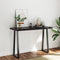 vidaXL Table Top Dark Brown 120x50x(2-6) cm Treated Solid Wood Live Edge