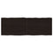 vidaXL Table Top Dark Brown 140x50x(2-6) cm Treated Solid Wood Live Edge
