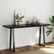vidaXL Table Top Dark Brown 160x60x(2-6) cm Treated Solid Wood Live Edge
