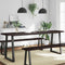 vidaXL Table Top Dark Brown 200x60x(2-6) cm Treated Solid Wood Live Edge