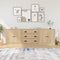 vidaXL Sideboards 3 pcs Sonoma Oak Engineered Wood