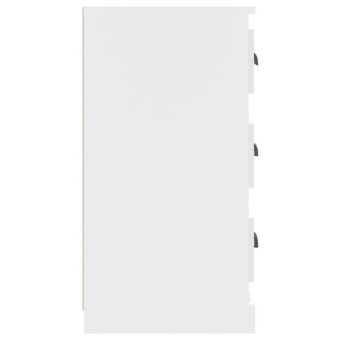 vidaXL Sideboards 2 pcs White Engineered Wood