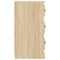 vidaXL Sideboards 2 pcs Sonoma Oak Engineered Wood