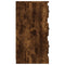 vidaXL Sideboards 2 pcs Smoked Oak Engineered Wood
