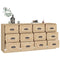 vidaXL Sideboards 2 pcs Sonoma Oak Engineered Wood