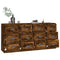 vidaXL Sideboards 2 pcs Smoked Oak Engineered Wood