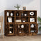 vidaXL Highboards 3 pcs Smoked Oak Engineered Wood