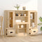 vidaXL Highboards 3 pcs Sonoma Oak Engineered Wood