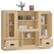 vidaXL Highboards 3 pcs Sonoma Oak Engineered Wood