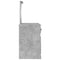 vidaXL Dressing Table with Mirror Concrete Grey 130x50x132.5 cm