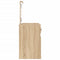 vidaXL Dressing Table with LED Sonoma Oak 130x50x132.5 cm