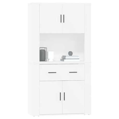 vidaXL Highboard White Engineered Wood