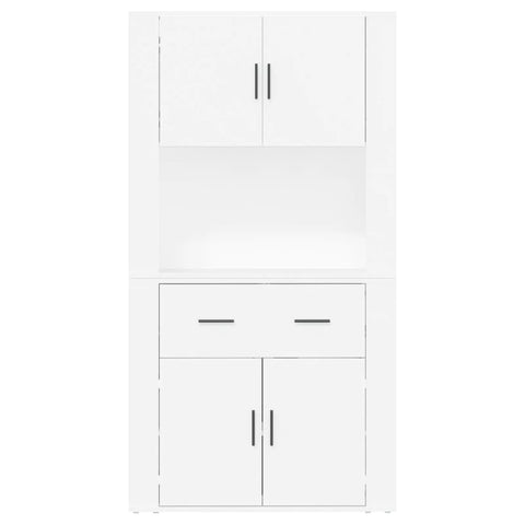 vidaXL Highboard White Engineered Wood