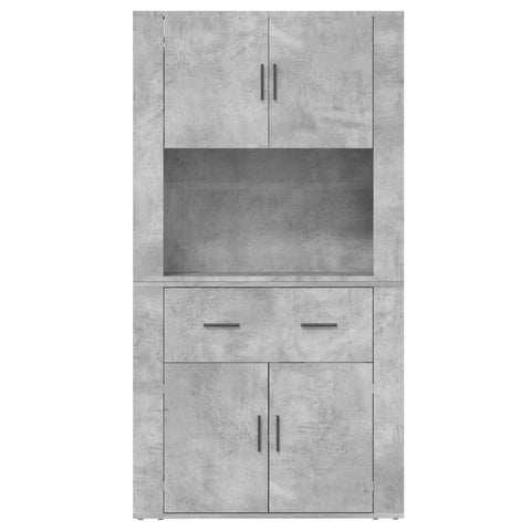 vidaXL Highboard Concrete Grey Engineered Wood