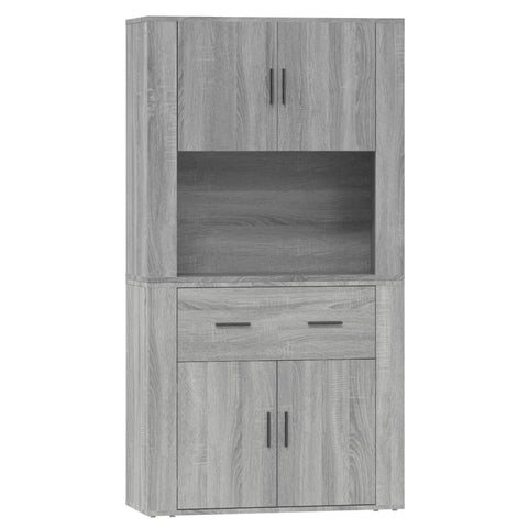 vidaXL Highboard Grey Sonoma Engineered Wood