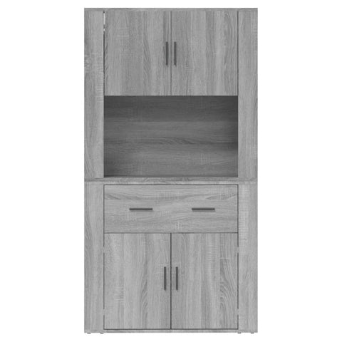 vidaXL Highboard Grey Sonoma Engineered Wood