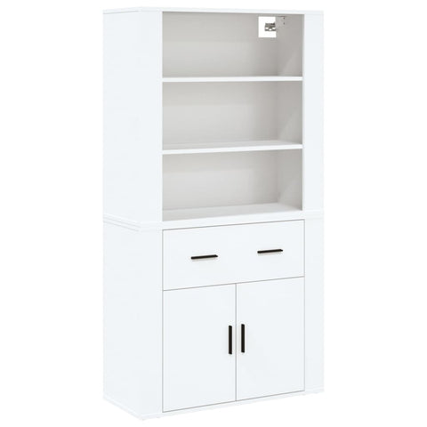 vidaXL Highboard White Engineered Wood