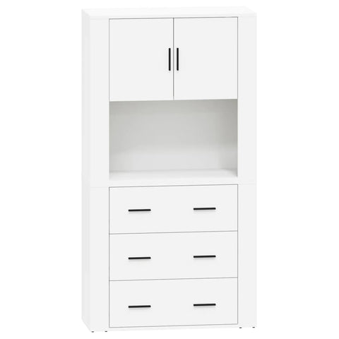 vidaXL Highboard White Engineered Wood