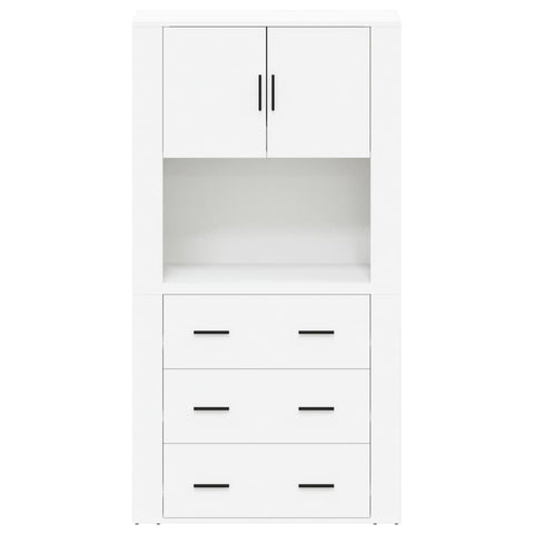vidaXL Highboard White Engineered Wood