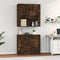 vidaXL Highboard Smoked Oak Engineered Wood