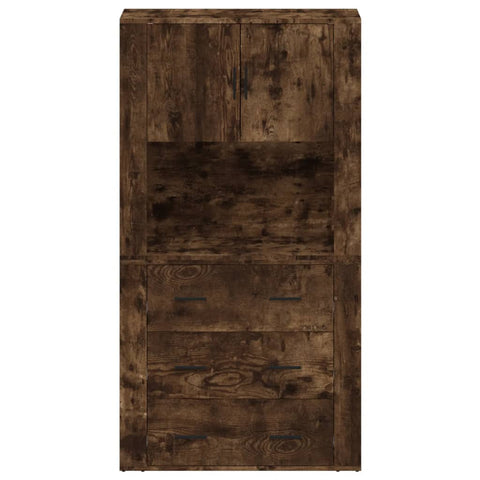 vidaXL Highboard Smoked Oak Engineered Wood