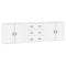 vidaXL Sideboards 3 pcs White Engineered Wood