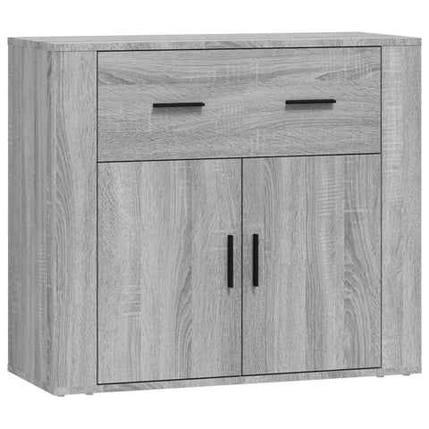vidaXL Sideboards 3 pcs Grey Sonoma Engineered Wood