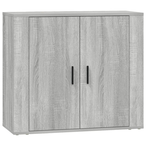 vidaXL Sideboards 3 pcs Grey Sonoma Engineered Wood