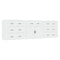 vidaXL Sideboards 3 pcs White Engineered Wood