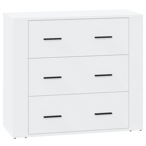 vidaXL Sideboards 3 pcs White Engineered Wood