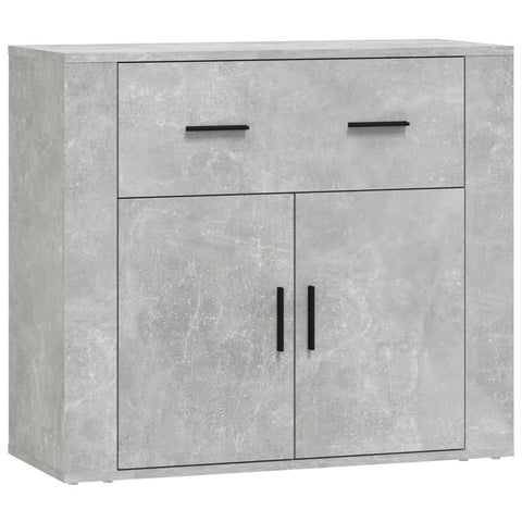 vidaXL Sideboards 3 pcs Concrete Grey Engineered Wood