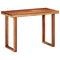 vidaXL Dining Table 110x50x76 cm Solid Wood Acacia