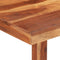 vidaXL Dining Table 110x50x76 cm Solid Wood Acacia