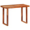 vidaXL Dining Table 110x50x76 cm Solid Wood Acacia