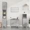 vidaXL 3 Piece Bathroom Cabinet Set Concrete Grey Engineered Wood