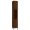 vidaXL 3 Piece Bathroom Cabinet Set Brown Oak Engineered Wood
