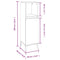 vidaXL 3 Piece Bathroom Furniture Set Smoked Oak Engineered Wood