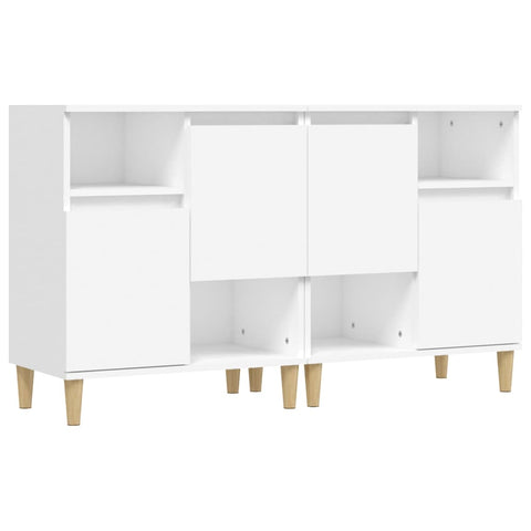 vidaXL Sideboards 2 pcs White 60x35x70 cm Engineered Wood