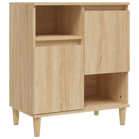 vidaXL Sideboards 2 pcs Sonoma Oak 60x35x70 cm Engineered Wood