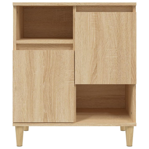 vidaXL Sideboards 2 pcs Sonoma Oak 60x35x70 cm Engineered Wood