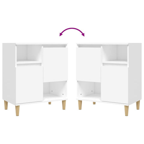 vidaXL Sideboards 3 pcs White 60x35x70 cm Engineered Wood