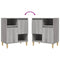 vidaXL Sideboards 3 pcs Grey Sonoma 60x35x70 cm Engineered Wood