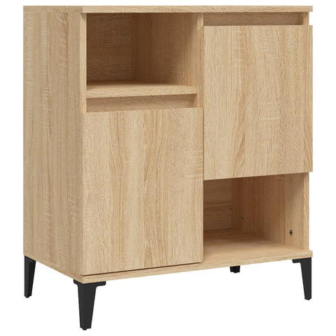vidaXL Sideboards 3 pcs Sonoma Oak 60x35x70 cm Engineered Wood