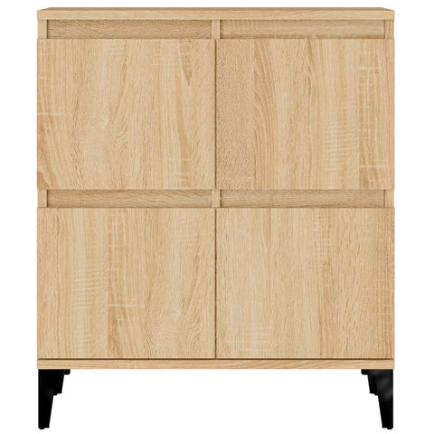 vidaXL Sideboards 2 pcs Sonoma Oak 60x35x70 cm Engineered Wood