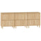 vidaXL Sideboards 3 pcs Sonoma Oak 60x35x70 cm Engineered Wood