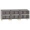 vidaXL Sideboards 3 pcs Grey Sonoma 60x35x70 cm Engineered Wood