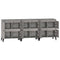 vidaXL Sideboards 3 pcs Grey Sonoma 60x35x70 cm Engineered Wood