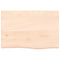 vidaXL Table Top 60x40x(2-6) cm Untreated Solid Wood Oak
