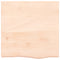 vidaXL Table Top 60x60x(2-6) cm Untreated Solid Wood Oak